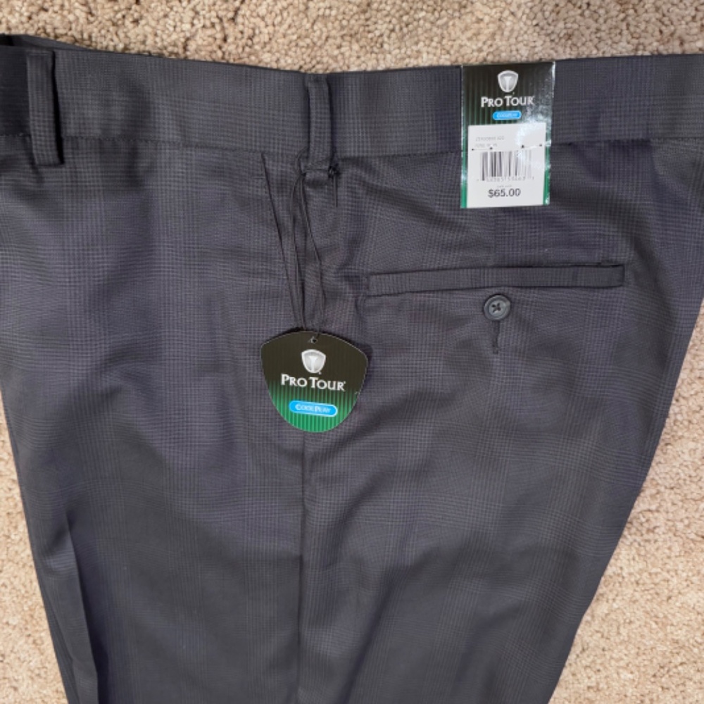 🌷🌷 BUNDLE 2/$25  3/$30 NWT Men Pro Tour "Nine Iron Cool Play" golf pants 34x32